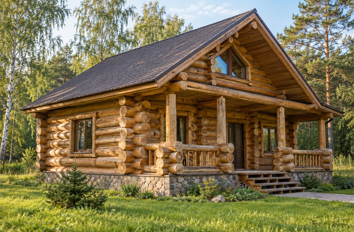 Дом из бревна